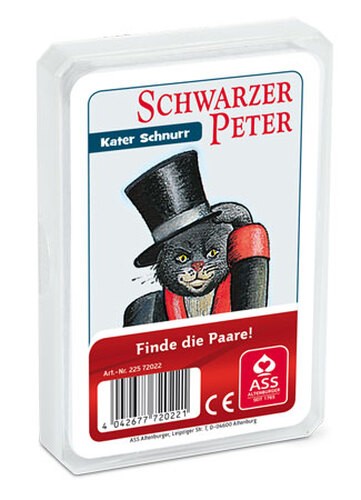 Kartenspiel schwarzer peter - schwarzer,