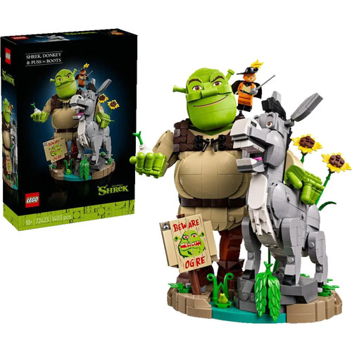 Lego shrek 72423 - shrek, esel