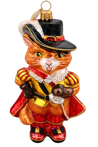 Glasornament kater mit - glasornament, "kater