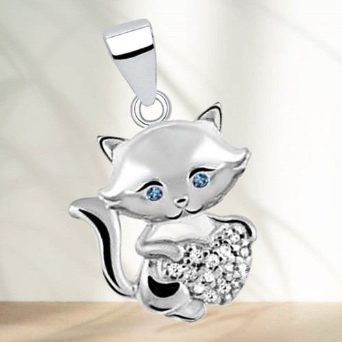 Katze mit herz - katze, anhänger