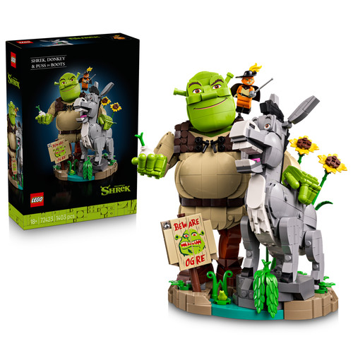 Lego shrek 72423 - shrek, esel