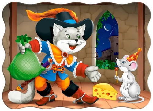 Puzzle der gestiefelte - puzzle, (30